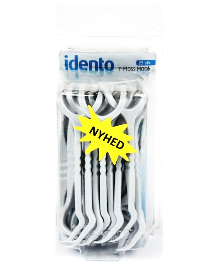 Idento Floss Y - Floss Hook (grå)   25 stk.