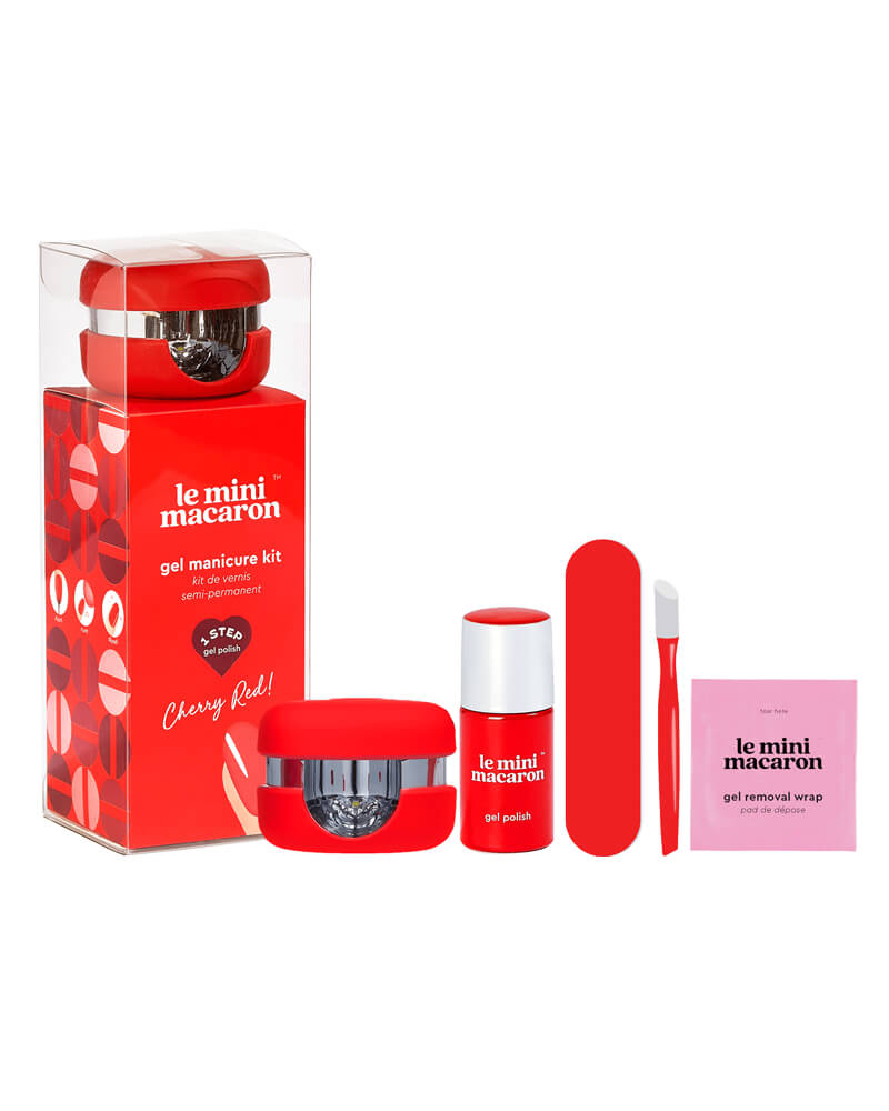 Le Mini Macaron Gel Manicure Kit Cherry Red 10 ml