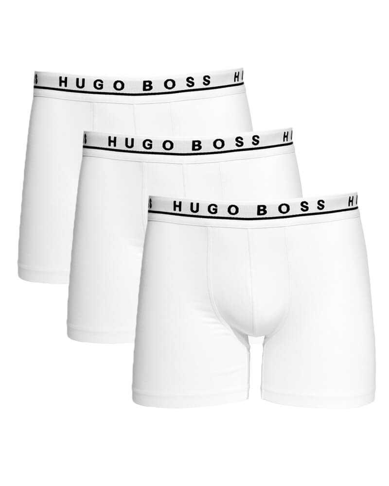 Boss Hugo Boss 3-pack Boxer Brief White - Størrelse L