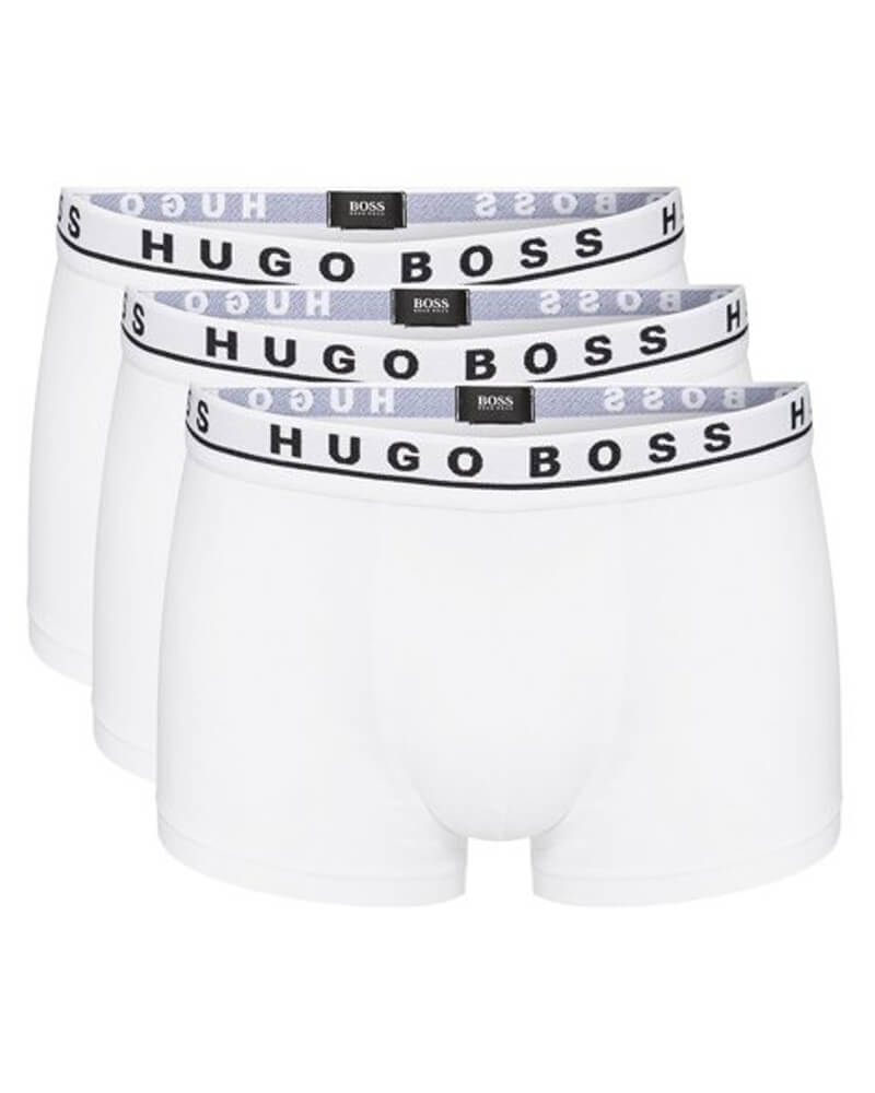 Boss Hugo Boss 3-pack Bokser Trunks Hvit - Størrelse L