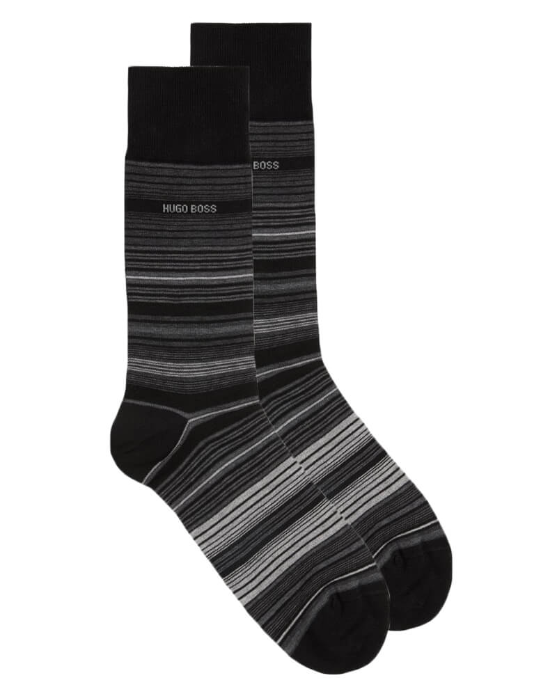 Boss Hugo Boss sokker egyptisk bomull størrelse 39-42 - Multi stripe