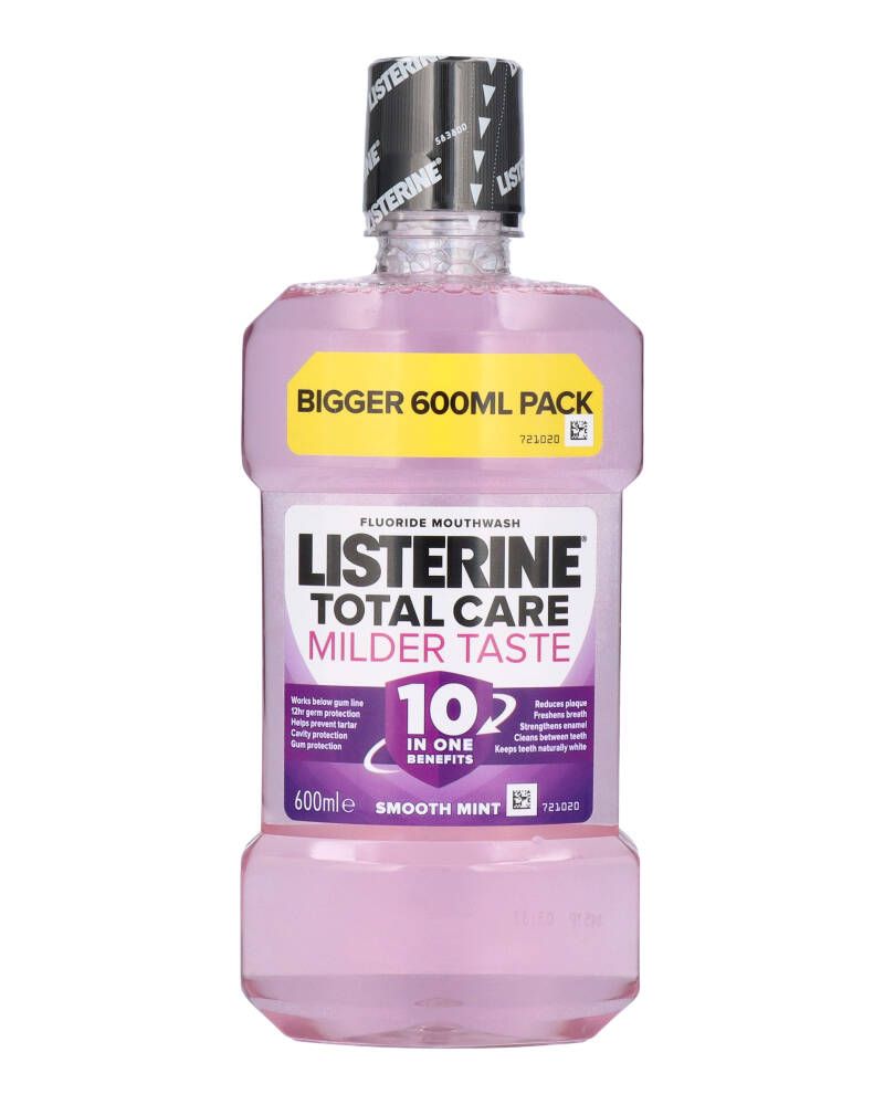Listerine Total Care Milder Taste Smooth Mint 600 ml