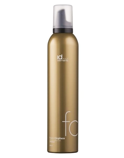 Id Hair Elements - Foamit In Place - Strong Hairmousse (guld) (U) 300 ml