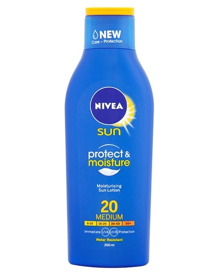 Nivea Sun Protect And Moisture SPF 20 Medium (O) 200 ml