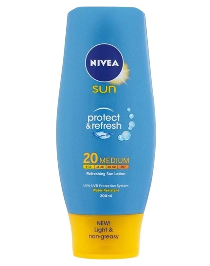 Nivea Sun Protect And Refresh SPF 20 Medium (O) 200 ml