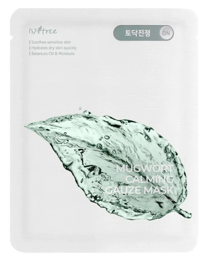 Isntree Mugwort Calming Gauze Mask 10pcs