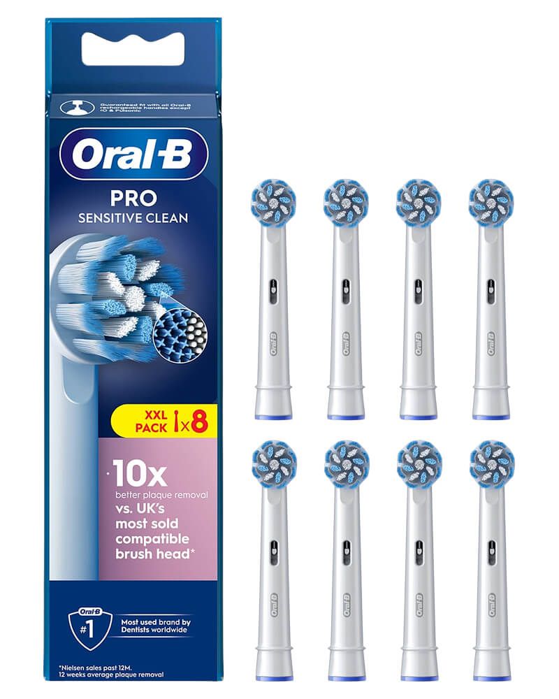 Oral B Sensitive Clean replacement toothbrush heads 8 stk.