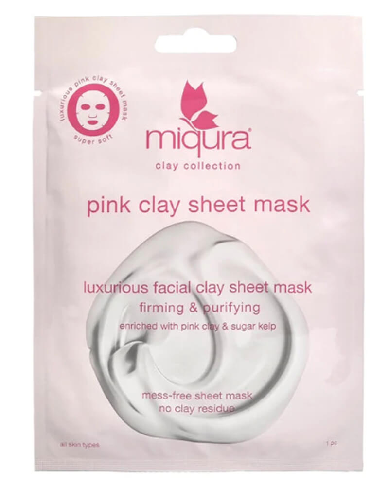 Miqura Pink Clay Sheet Mask