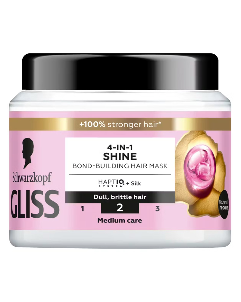 Schwarzkopf Gliss 4-In-1 Shine Bond-Building Hair Mask