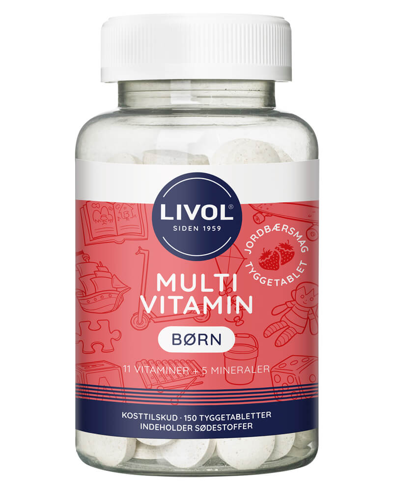 Livol Multivitamin Kids Strawberrytaste   150 stk.