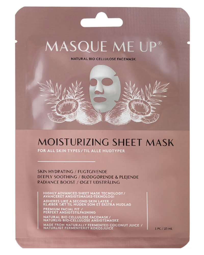 Masque Me Up Natural Bio Cellulose Facemask - Moisturizing Sheet Mask 25 ml