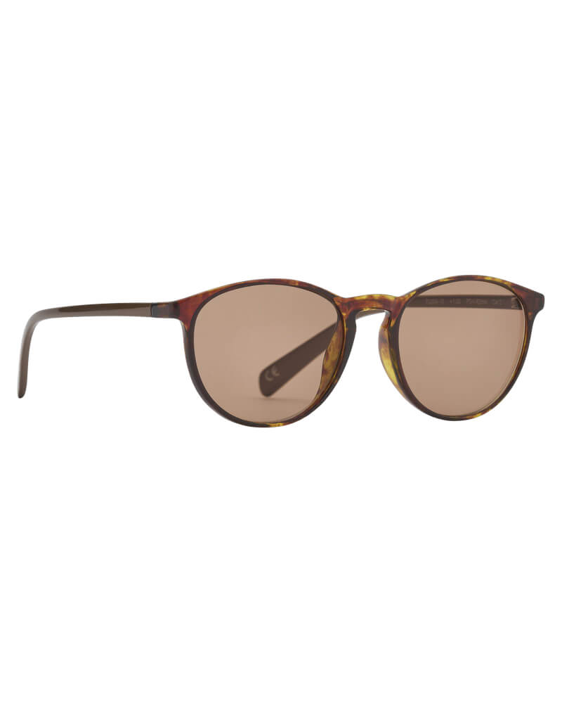 Prego Karen Simonsen Brun Skildpadde Sollæsebrille +3.0