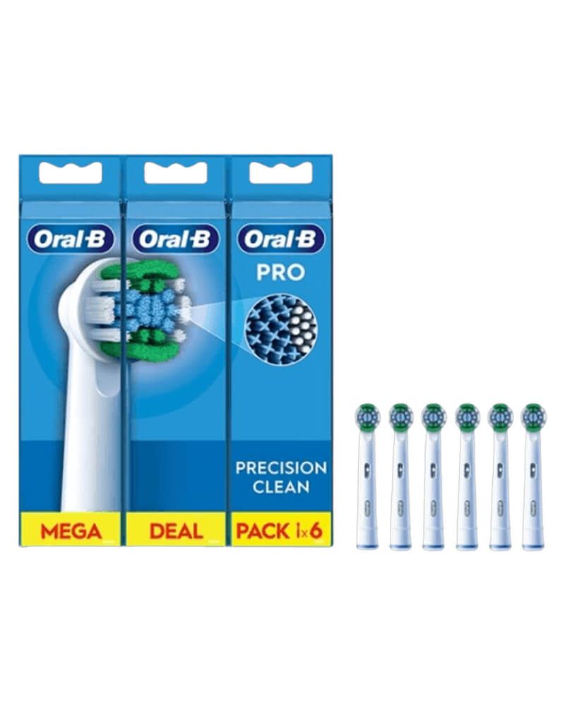 Oral B Precision Clean Replacement Brush Heads 6 stk.