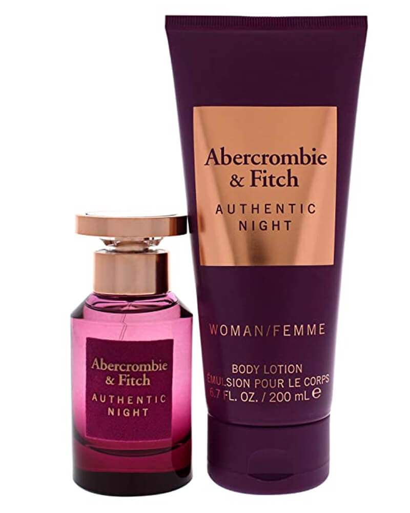 Bilde av Abercrombie & Fitch Authentic Night Woman Gift Set Edp 50 Ml