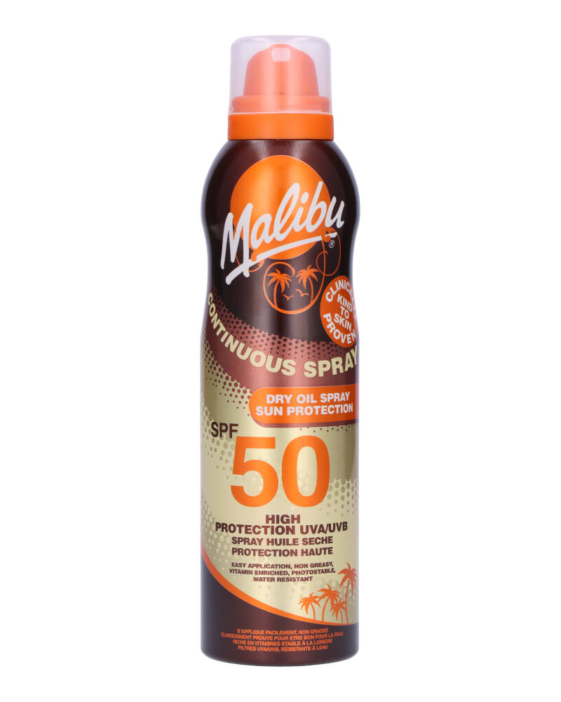 Malibu Continuous Dry Oil Sun Spray SPF 50 175 ml
