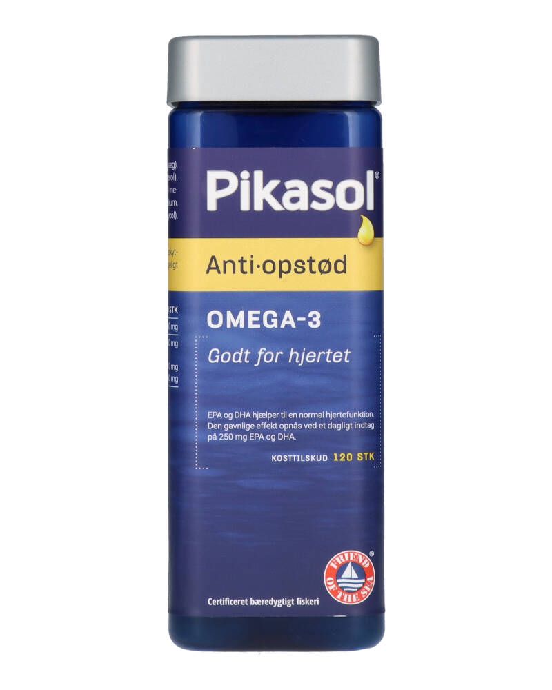 Pikasol Anti-Oppstøt Omega-3   120 stk.