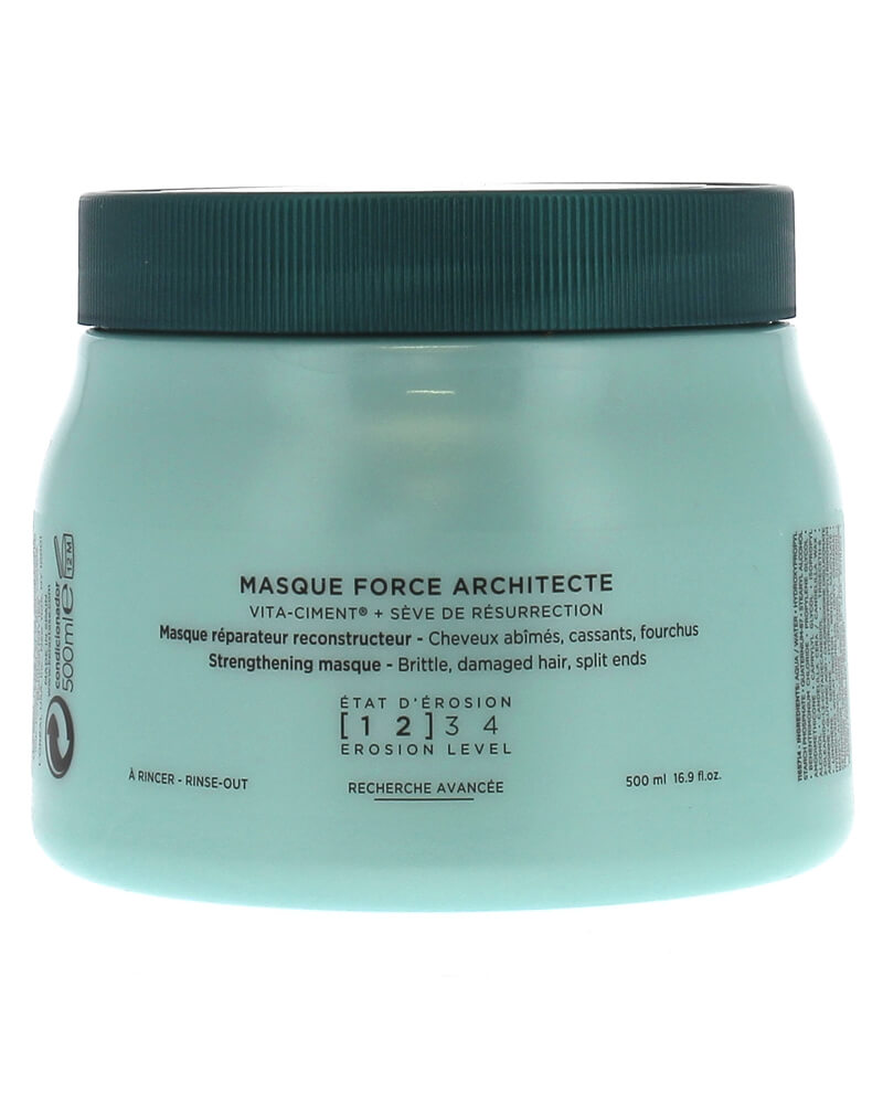 Hårmaske Kerastase Resistance Force Architecte, Skadet hår, 500ml
