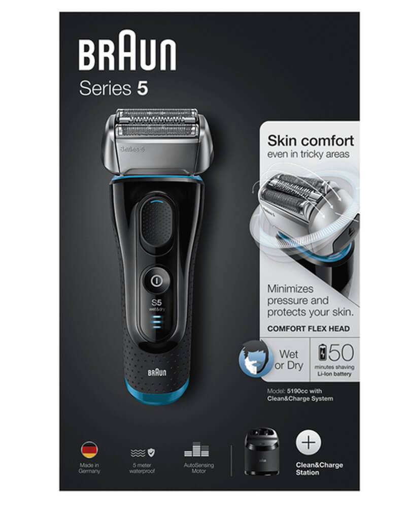 Braun Series 5 5190cc With Clean&Charge System 170 ml