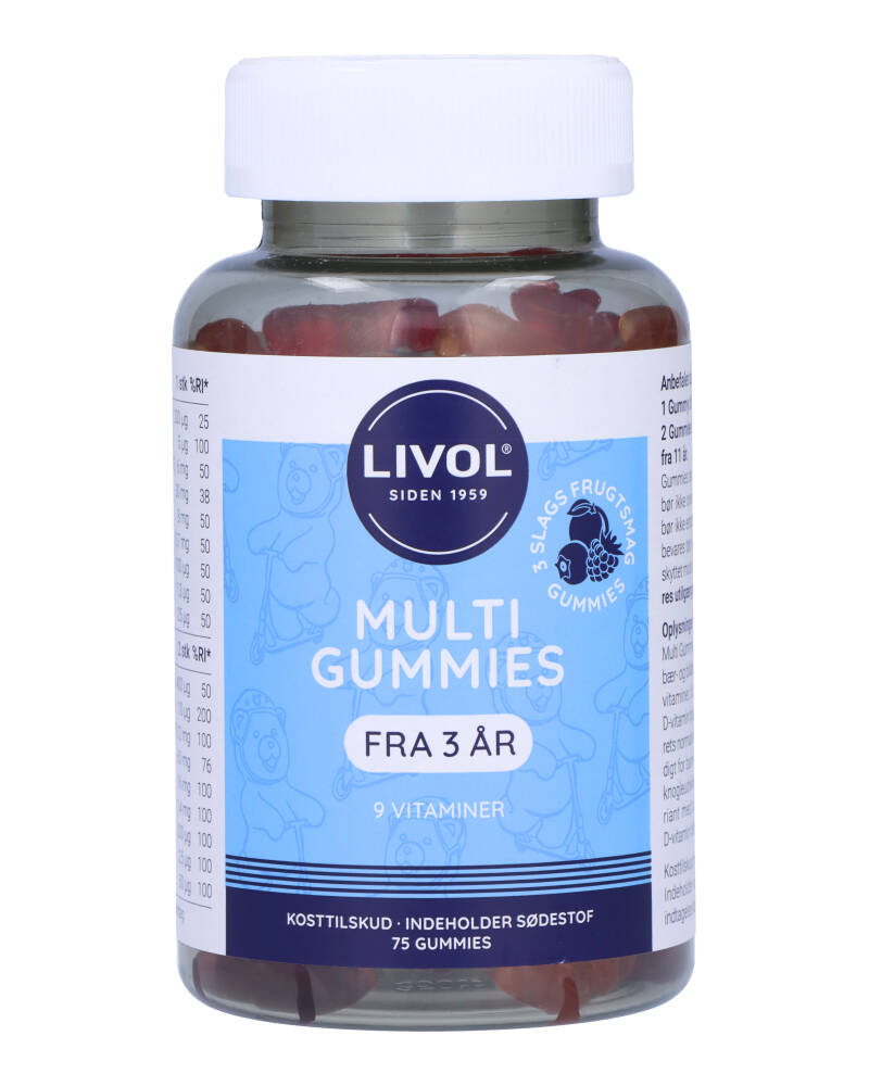 Livol Vitamin Gummies - Multi Vitamin Fruit   75 stk.