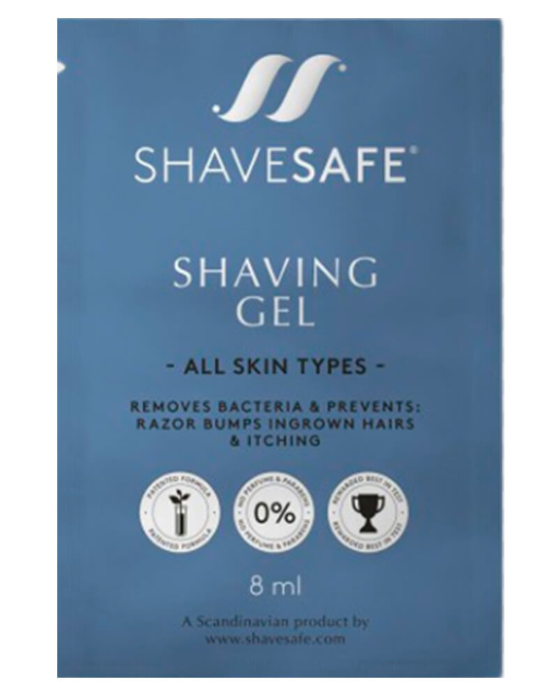 Shavesafe Travel Shaving Gel 8 ml 2 stk.