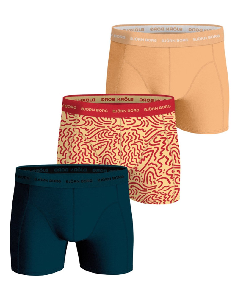 Björn Borg Cotton Stretch Shorts 3-pack Str. XXL 3 stk.