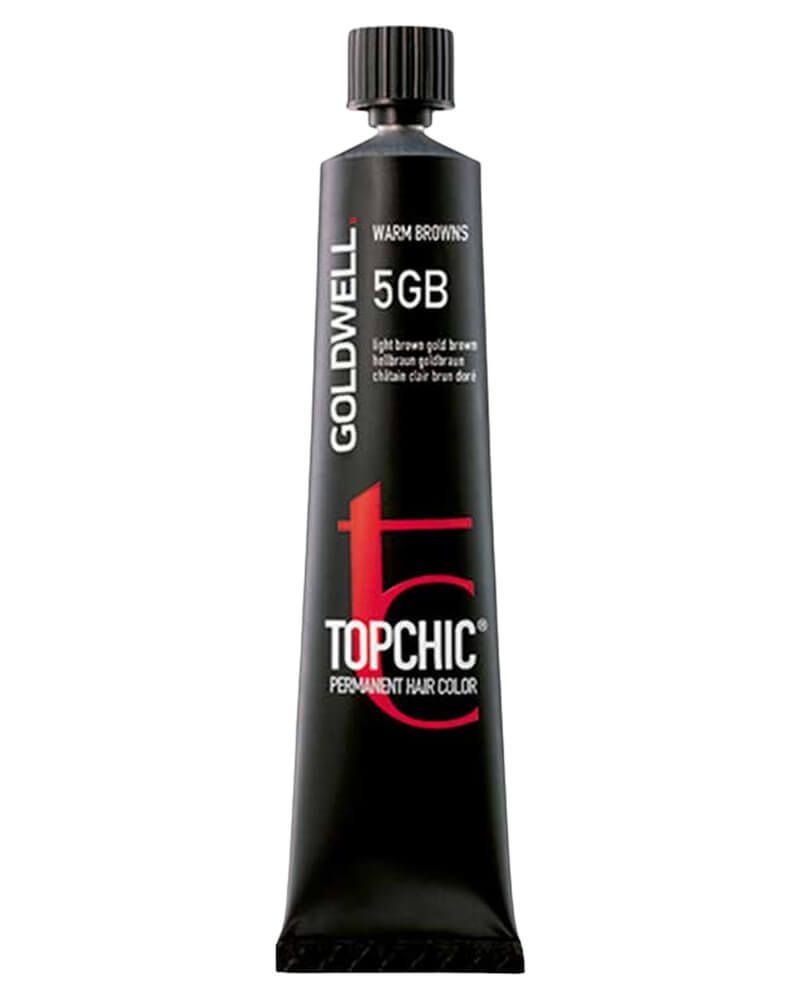 Goldwell Topchic Permanent Hair Color 5GB Light Brown Gold Brown 60 ml