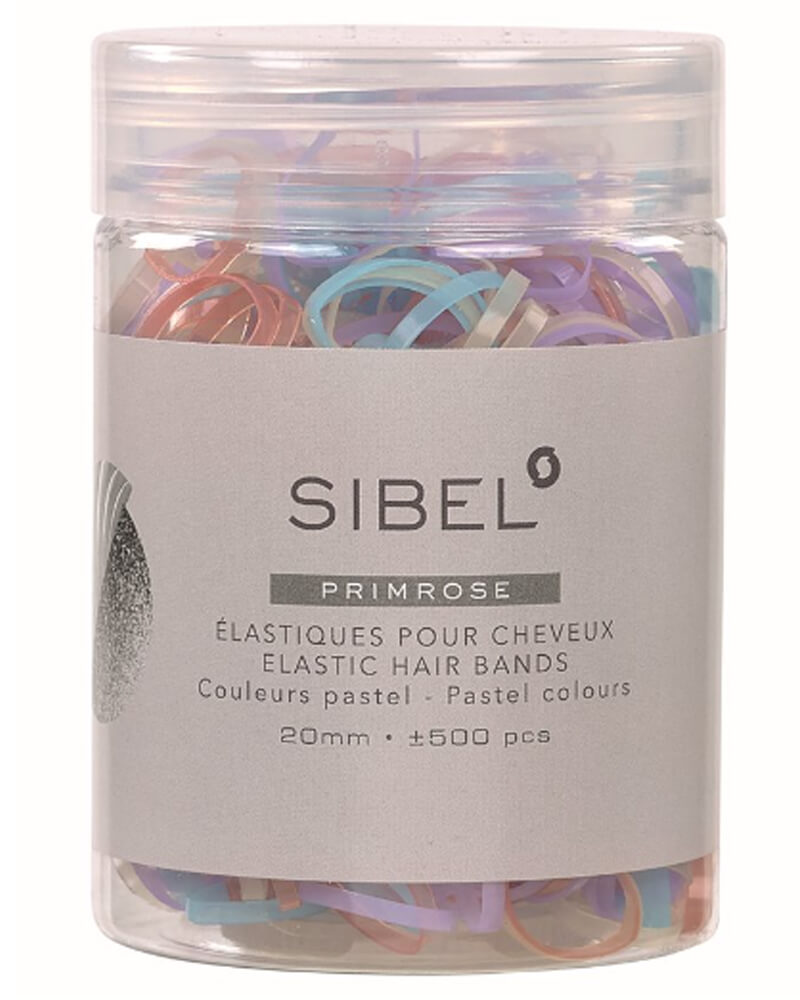 Sibel Primrose Elastic Hair Bands 20mm - Pastel Colours - P000621   500 stk.