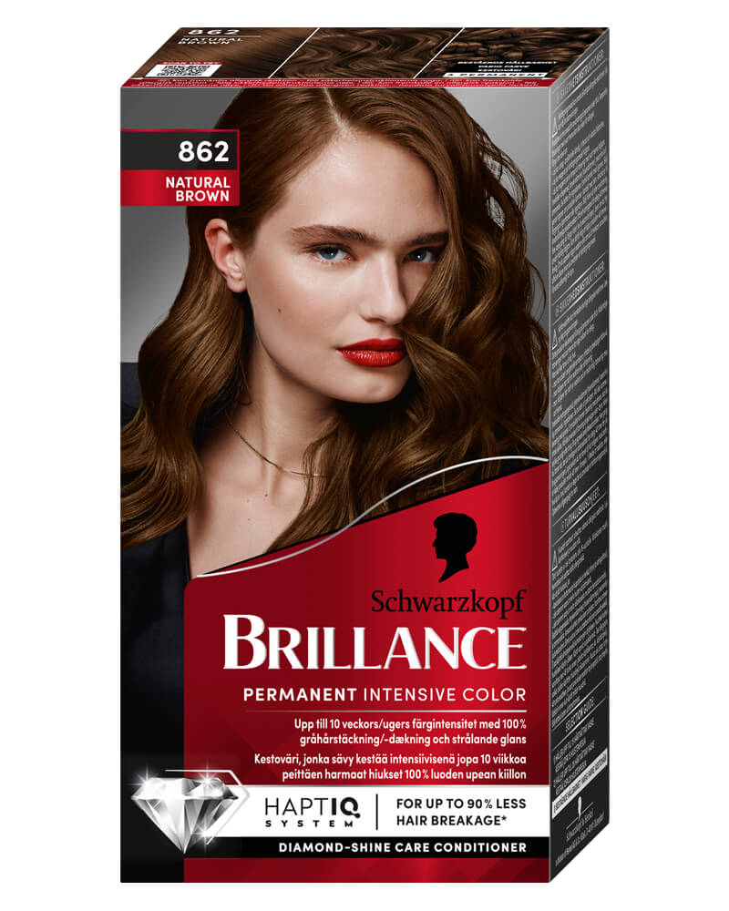 Schwarzkopf Brillance Intensive Color Creme 862 Natur Brown