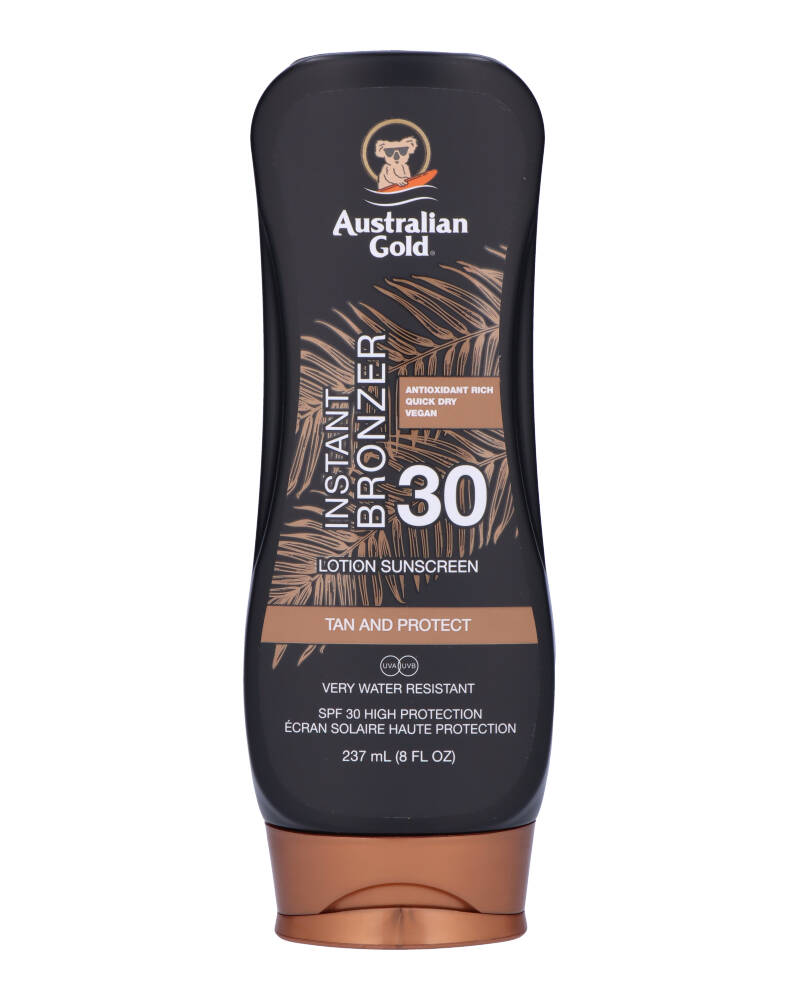 Australian Gold Instant Bronzer Lotion Sunscreen SPF 30 237 ml