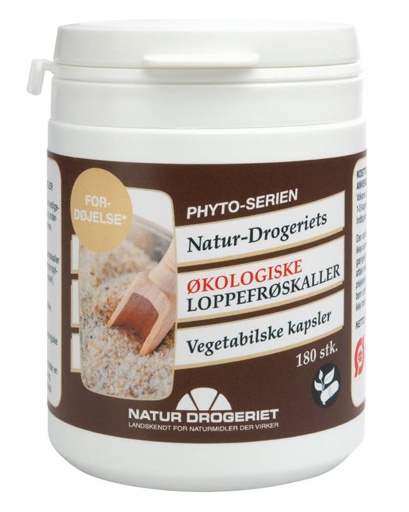 Natur Drogeriet Organic Flea Seed Capsules   180 stk.