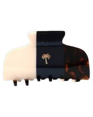 Fan Palm Hair Clips Indigo Blaze