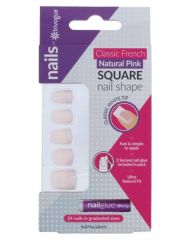 Invogue Classic French Natural Pink Square (U)