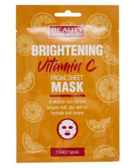 Beauty Formulas Brightening Vitamin C Facial Sheet Mask
