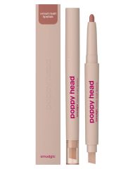 Poppy Head Smudgic Velvet Matte Lipstick Crayon 03 Dusky Allure