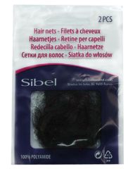 Sibel Hair Nets Black 2 stk. Ref. 118023302 