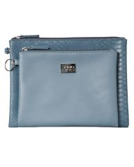 Gillian Jones 2 pcs Clutch set Blue/Snake - Art: 10744-13 