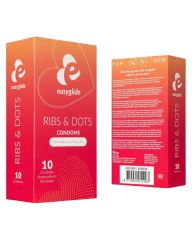 Easyglide Ribs & Dpts Condoms Stimulation & Pleasure