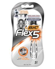 Bic Flex 5 Disposable Razors 3's