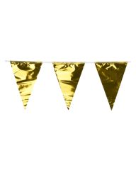 Excellent Houseware Flag Garland Gold