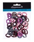 Eleganza Hair Elastics Rosa Og Lilla