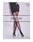 Decoy Classic Back Seam Tights (20 Den) Black S/M