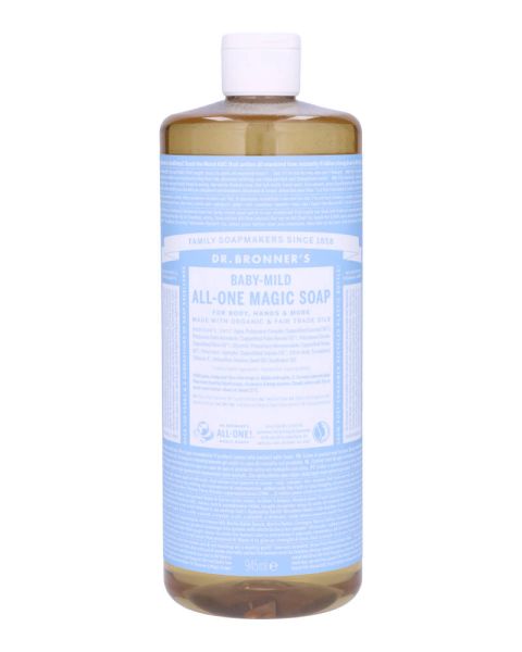 Dr. Bronner's Pure-Castile Soap Baby-Mild (Unscented)