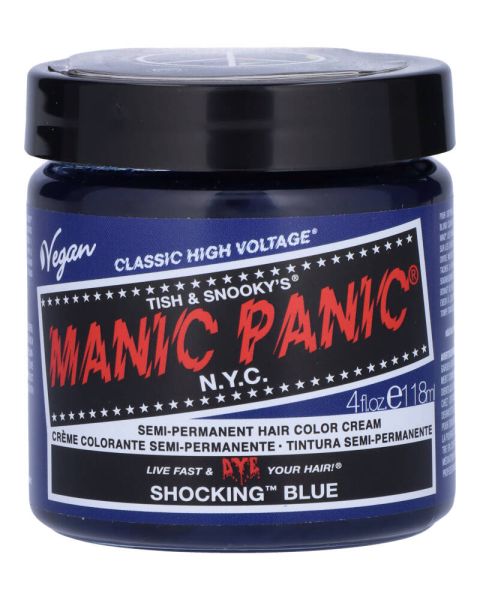 Manic Panic Semi-Permanent Color Cream Shocking Blue Manic Panic Semi-Permanent Color Cream Shocking Blue