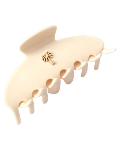 Fan Palm Hair Clips Ivory Fan Palm Hair Clips Ivory