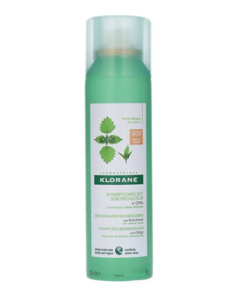 Klorane Dry Seboregulating Shampoo With Nettle For Brown Hair