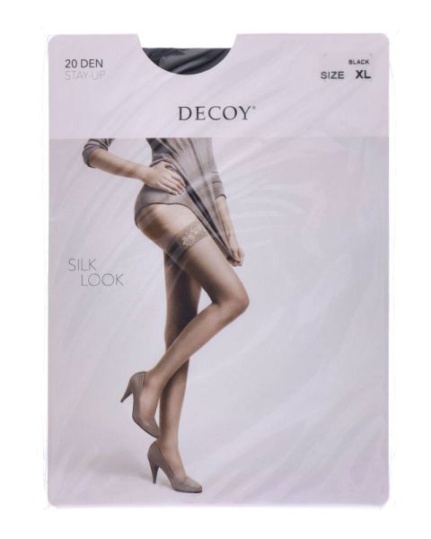 Decoy Stay up Silk Look (20 Den) Black XL Decoy Stay up Silk Look (20 Den) Black XL