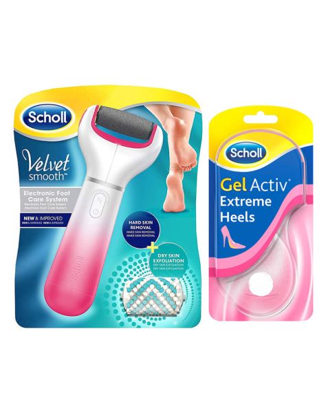 Scholl Velvet Smooth + GelActiv Extreme Heels Insole (Pink) Scholl Velvet Smooth + GelActiv Extreme Heels Insole (Pink)