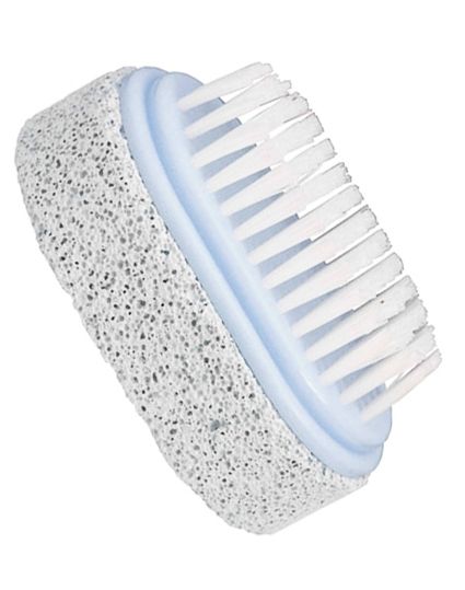 Sibel Nails Fod- og Neglebørste med Pimpsten Art. 7100107 - Blå