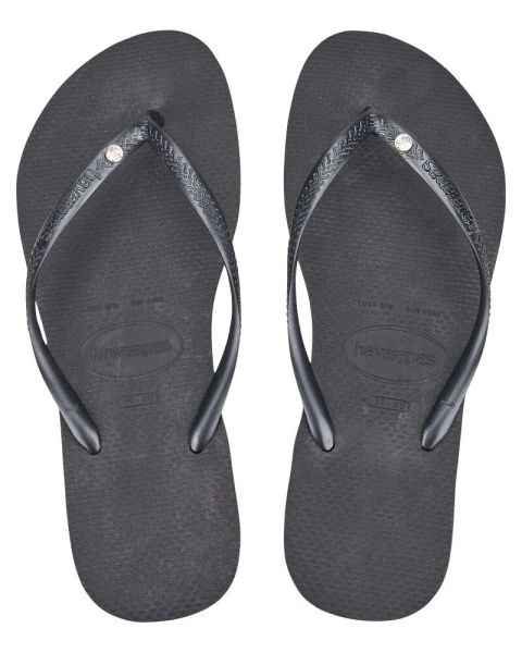 Havaianas Slim Crystal SW II Flip Flops BR 39/40 Havaianas Slim Crystal SW II Flip Flops BR 39/40