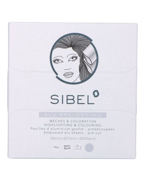 SIBEL Alufoil Embossed Sheets 14µ Silver 27cmx12cm 300pcs Ref. P002943 SIBEL Alufoil Embossed Sheets 14µ Silver 27cmx12cm 300pcs Ref. P002943